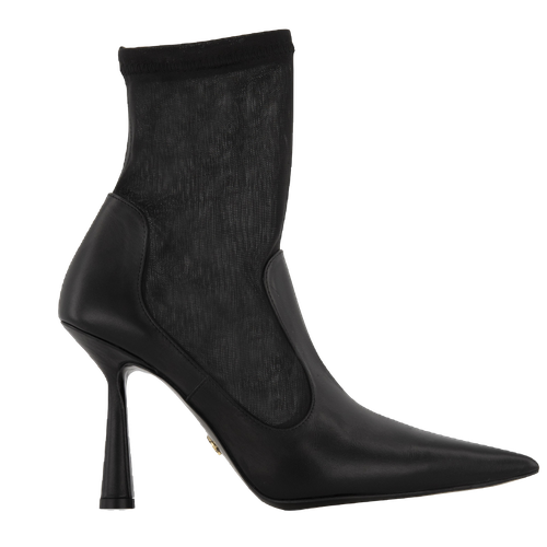 Anna Boot 95 Black Leather - ATANA - Modalova