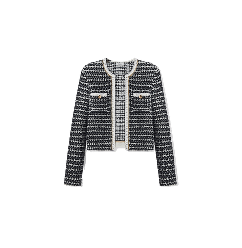 BOUCLÉ SHORT JACKET - CRUSH Collection - Modalova