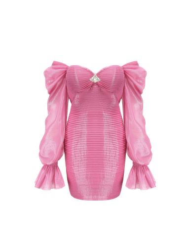 Annabella Puff Sleeve Dress () (Final Sale) - Nana Jacqueline - Modalova