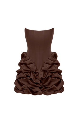 LUCKY DRESS BROWN - BALYKINA - Modalova