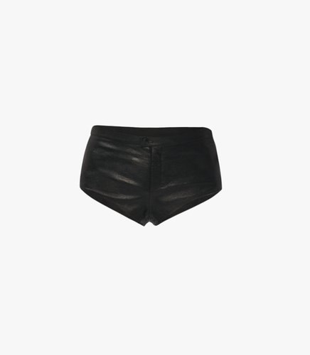Leather Mini Shorts - 34 - Mini shorts - Gemme Collective - Modalova