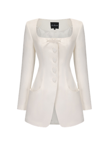 Tiffani Blazer (White) - Nana Jacqueline - Modalova