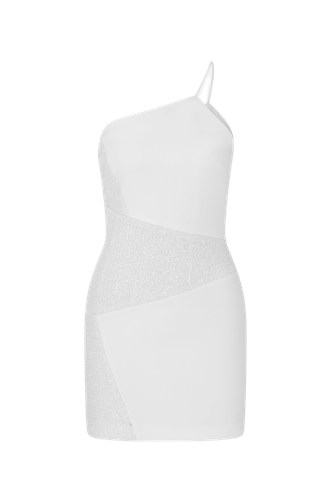 Joni - One Shoulder Mini Dress With Sequin Details - ILA - Modalova