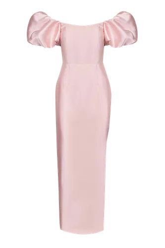 Formal dress in the color of powder pink with pearls - Lily Was Here - Modalova