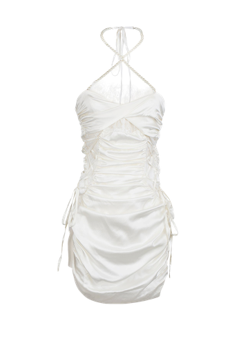 Elisa Dress (White) (Final Sale) - Nana Jacqueline - Modalova