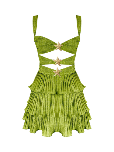 Devin Short Mermaid - Olive - XS - Mini dresses - Gigii's - Modalova