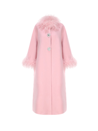 Nina Feather Coat () | Women's Coats - Nana Jacqueline - Modalova