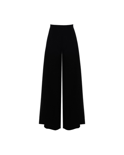 Dahlia Trousers Noir | Women's Wide leg pants - YVON - Modalova