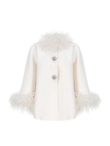 Angelica Feather Coat () - S - Coats - Nana Jacqueline - Modalova