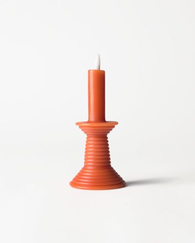 Bougie Led En Forme De Bougeoir ⌀7,6 X 18 Cm Rustique () - HEMA - Modalova