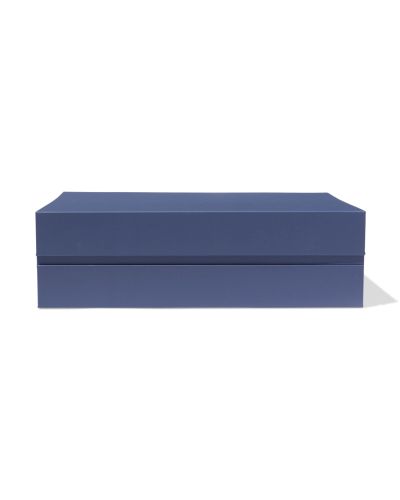 Boîte Avec Couvercle Magnétique Carton A4 Bleu - HEMA - Modalova
