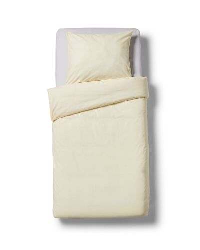 Housse De Couette 140x200/220 Cm Coton Doux Jaune Pastel () - HEMA - Modalova