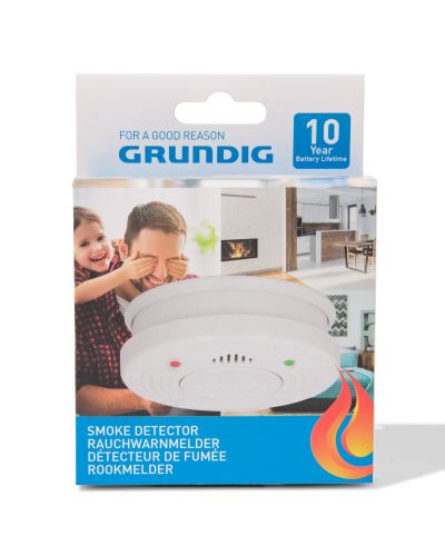 Détecteur De Fumée Avec Une Durée De Vie Des Piles De 10 Ans - GRUNDIG - Modalova