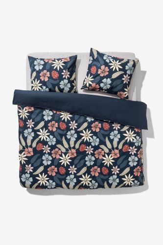 Housse De Couette 200x200/220 Coton Fleurs () - HEMA - Modalova