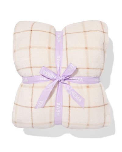 Plaid 130x150cm Sherpa Naturel ( ) - HEMA - Modalova