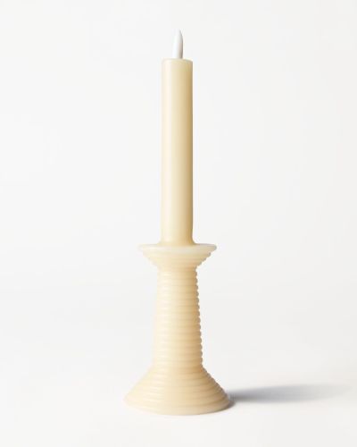 Bougie Led En Forme De Bougeoir ⌀7,6 X 27,5 Cm Rustique () - HEMA - Modalova