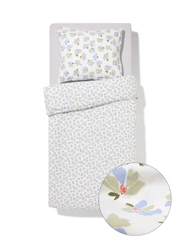 Housse De Couette 140x200/220 Coton Fleurs () - HEMA - Modalova