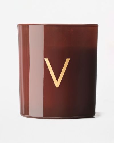 Bougie En Verre Ø8x9cm Lettre V () - HEMA - Modalova