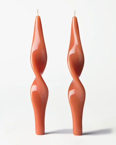 Bougies De Table XL ⌀4,3 X 27 Cm Torsadées - Lot De 2 () - HEMA - Modalova