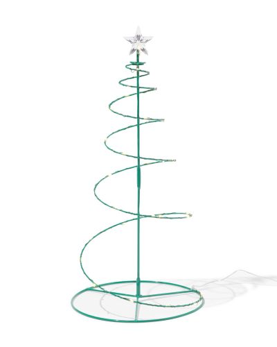 Sapin De Noël ⌀20x40 Cm Spirale Avec 30 Lumières Led - HEMA - Modalova