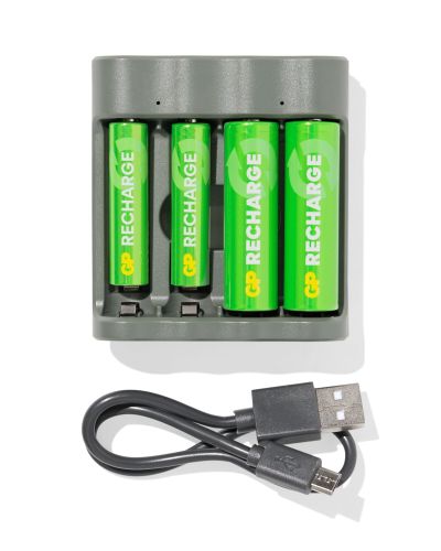 Chargeur De Piles Avec 4 Piles AA - GP - Modalova