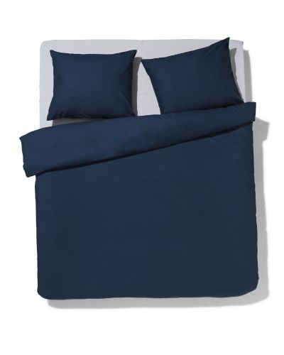 Housse De Couette 240x200/220cm En Coton Doux Foncé () - HEMA - Modalova