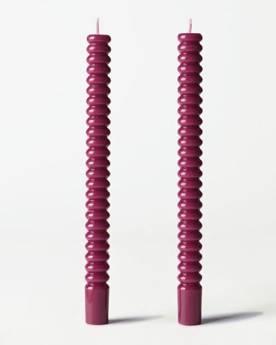Bougie De Table ⌀2,2 X 25 Cm Texturée - 2 Pièces ( ) - HEMA - Modalova