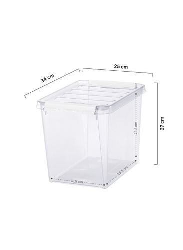 Boîte De Rangement 14 L Brussels Transparente 34 X 25 X 27 Cm - HEMA - Modalova