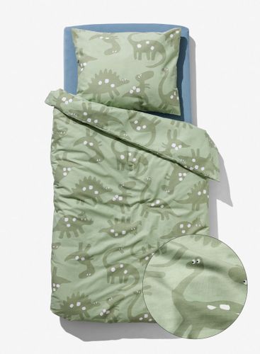 Housse De Couette Tout-petits 120x150 Cm Coton Doux Dino () - HEMA - Modalova