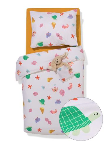 Housse De Couette Tout-petits 120x150 Coton Doux Monde Marin () - HEMA - Modalova