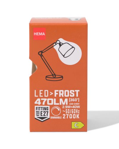 Boule Led Frost E27 2,9W 470lm Dim - HEMA - Modalova