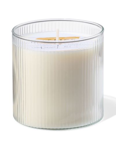 Bougie Parfumée En Verre Nervuré Ø10x10 Épice - HEMA - Modalova