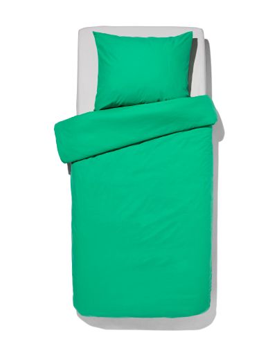 Housse De Couette 140x200/220 Coton Doux Vert () - HEMA - Modalova