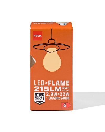 Ampoule Led Allongée Flamme E27 2,9W 215lm - HEMA - Modalova