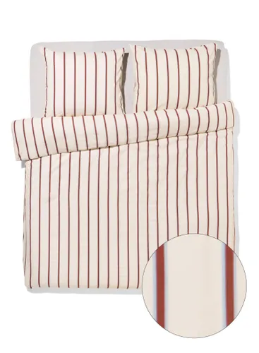 Housse De Couette 240x200/220cm Coton Doux Rayé () - HEMA - Modalova