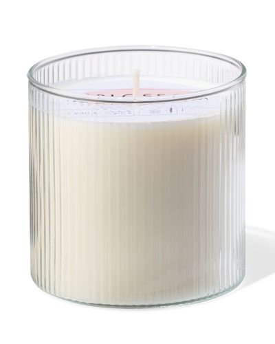 Bougie Parfumée En Verre Nervuré Ø10x10 Blossom - HEMA - Modalova
