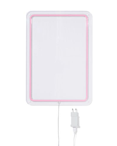 Tableau Blanc Led Avec Bordure Néon 48,5x33,8x1.3cm (-) - HEMA - Modalova