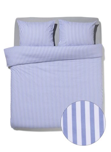 Housse De Couette 200 X 200/220 Cm En Coton Doux, Rayures () - HEMA - Modalova