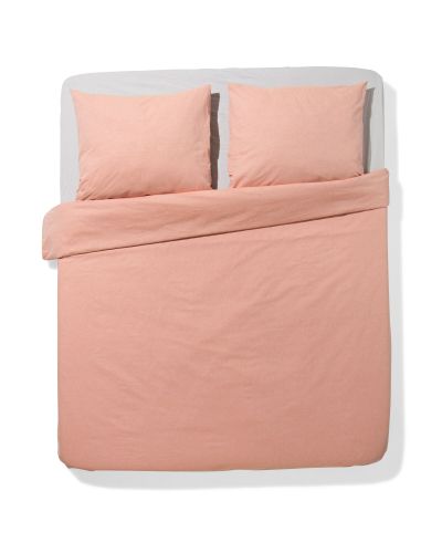Housse De Couette 240x200/220cm Chambray Orange Rouge () - HEMA - Modalova