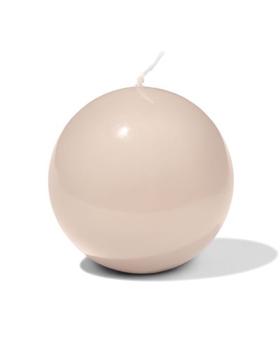 Bougie Sphérique ⌀10cm Lisse Naturelle () - HEMA - Modalova