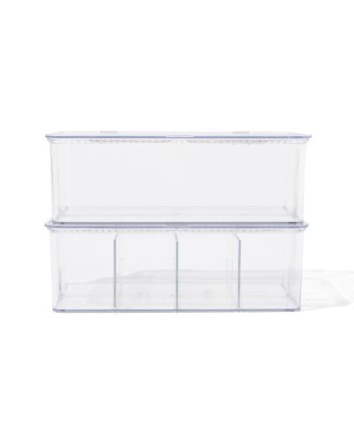 Boîtes De Rangement Avec Couvercle Et Séparateur - HEMA - Modalova