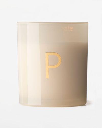 Bougie En Verre Ø8x9cm Lettre P () - HEMA - Modalova