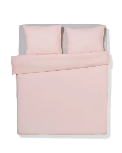 Housse De Couette 200x200/220 Coton Doux Rose Clair () - HEMA - Modalova