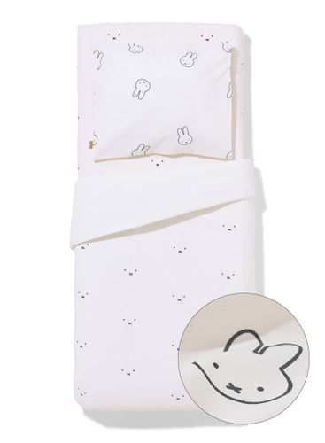 Parure De Lit Miffy Pour Tout-petit 120 X 150 Cm En Coton Doux Avec Gigoteuse Pour Poupée () - HEMA - Modalova