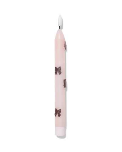 Bougie Led ⌀2,5 X 24,7 Cm Avec Petits Nœuds - HEMA - Modalova