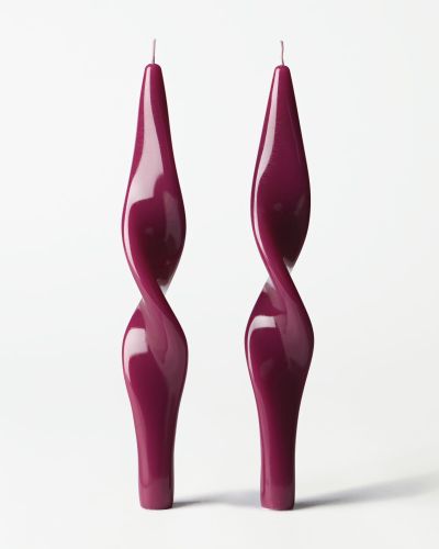 Bougies De Table XL ⌀4,3 X 27 Cm Torsadées - Lot De 2 ( ) - HEMA - Modalova