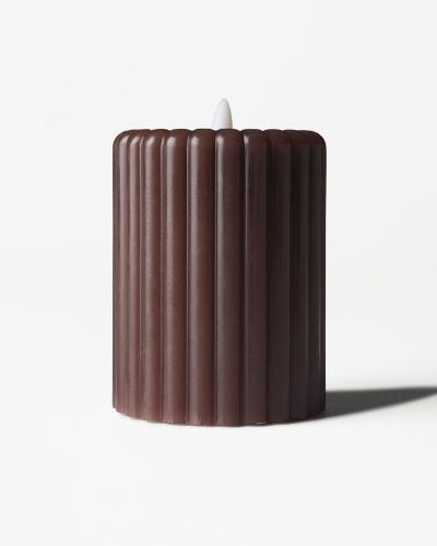 Bougie Pilier LED Ø 7,5 X 10 Cm Nervures () - HEMA - Modalova