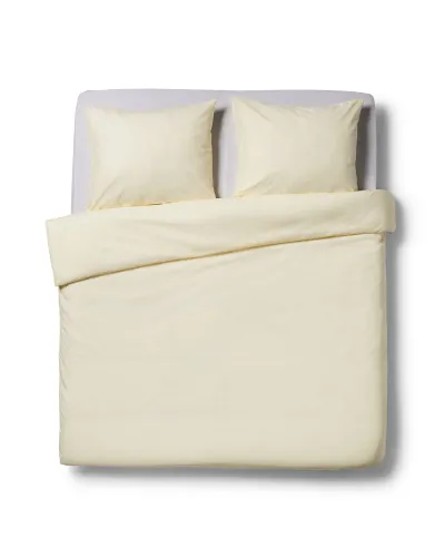 Housse De Couette 200x200/220 Cm Coton Doux Jaune Pastel () - HEMA - Modalova