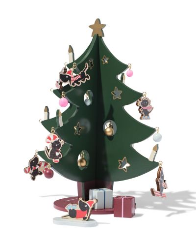 Jouet Sapin De Noël Takkie Et Siepie 21 X 27 Cm Bois () - HEMA - Modalova