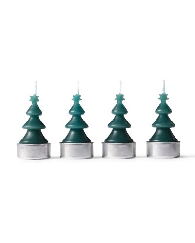 Bougies Chauffe-plat ⌀3,6 X 7,5 Cm Sapin De Noël Cire - 6 Pièces () - HEMA - Modalova